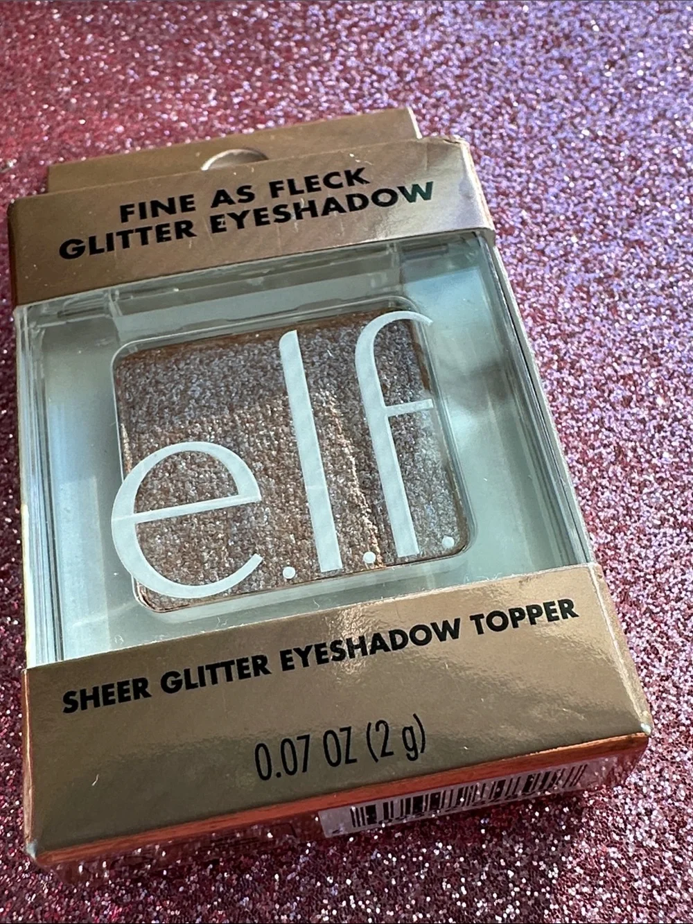 e.l.f. Fine As Fleck Sheer Glitter Eyeshadow - Rose Gold